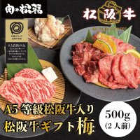 松阪牛A5ステーキ焼肉セット（600g 2人前)